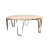 Varaluz Devereaux Coffee Table in Chablis Silver Model: 525TC41A