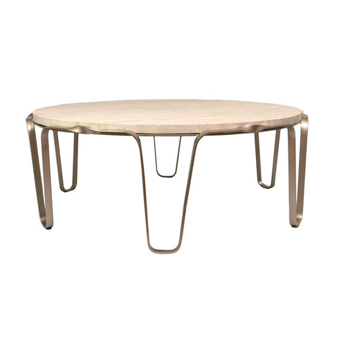 Varaluz Devereaux Coffee Table in Chablis Silver Model: 525TC41A