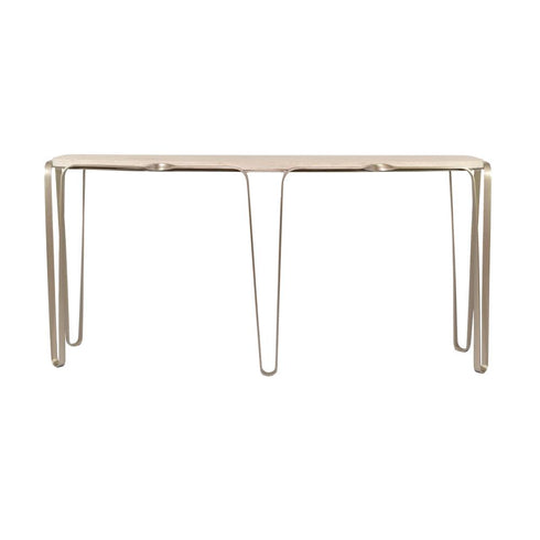 Varaluz Devereaux Console Table in Chablis Silver Model: 525TO62A