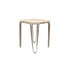 Varaluz Devereaux Side Table in Chablis Silver Model: 525TE24A