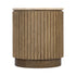 Varaluz Donovan Side Table Harvest Oa Mushroom Oak in Harvest Oak/Mushroom Oak Finish Model: 511TA18A
