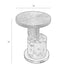 Varaluz Eros Side Table Black Oa Mappa Bur Popla Cherry in Black Oak/Mappa Burl/ Poplar/Cherry Finish Model: 508TA18A