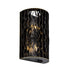 Varaluz Estela 2 Light Sconce Matte Blac French Model: 380W02MBFG
