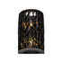 Varaluz Estela 2 Light Sconce Matte Blac French Model: 380W02MBFG