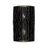 Varaluz Estela 2 Light Sconce Matte Blac French Model: 380W02MBFG