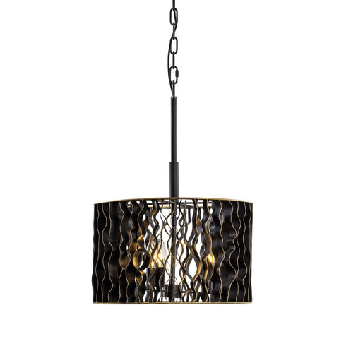 Varaluz Estela 3 Light Convertible Pendan Semi Flush Model: 380P03MBFG