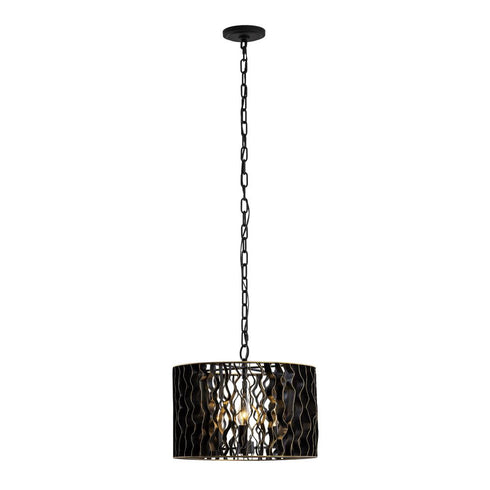 Varaluz Estela 3 Light Convertible Pendan Semi Flush Model: 380P03MBFG
