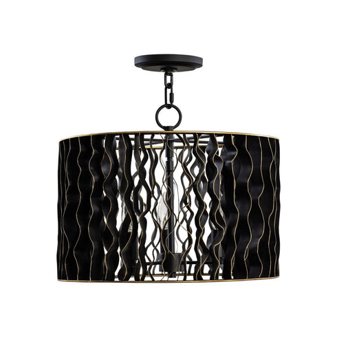 Varaluz Estela 3 Light Convertible Pendan Semi Flush Model: 380P03MBFG