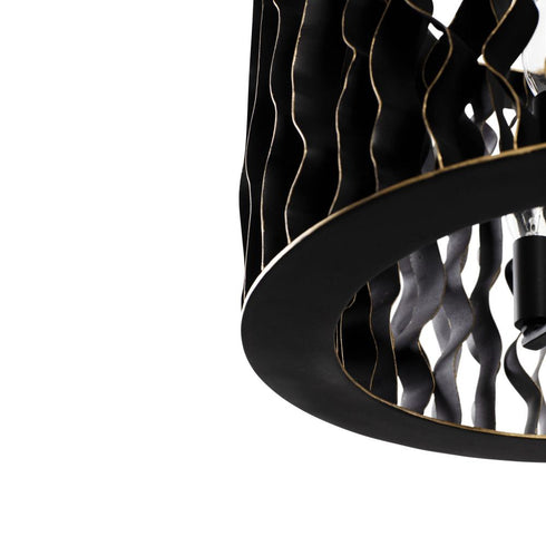 Varaluz Estela 3 Light Convertible Pendan Semi Flush Model: 380P03MBFG