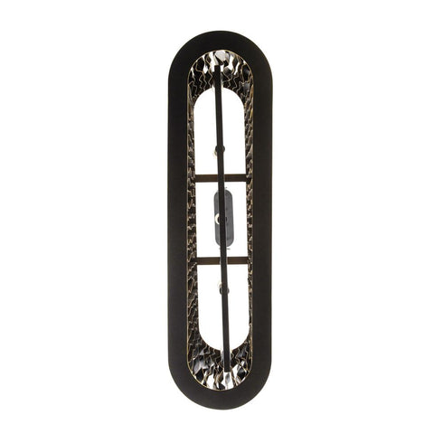 Varaluz Estela 5 Light Linear Pendant Matte Blac Model: 380N05MBFG