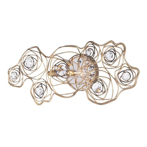 Varaluz Ethereal Rose 1 Light Sconce Havana Gold Ombr Polished Stainless Accents in Havana Gold Ombre/Polished Stainless Accents Finish Model: 500W01HGOB