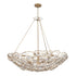 Varaluz Ethereal Rose 10 Light Inverted Pendant in Havana Gold Ombre Model: 500P10HGOB
