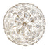 Varaluz Ethereal Rose 10 Light Inverted Pendant in Havana Gold Ombre Model: 500P10HGOB