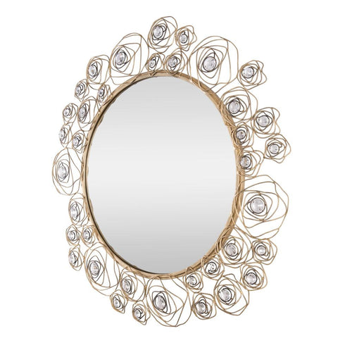 Varaluz Ethereal Rose 38 in Wall Mirror in Havana Gold Ombre Model: 500MI37HGOB