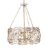 Varaluz Ethereal Rose 6 Light Chandelier in Havana Gold Ombre Model: 500C06HGOB