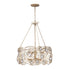 Varaluz Ethereal Rose 6 Light Chandelier in Havana Gold Ombre Model: 500C06HGOB