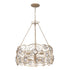 Varaluz Ethereal Rose 6 Light Chandelier in Havana Gold Ombre Model: 500C06HGOB