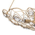 Varaluz Ethereal Rose 6 Light Inverted Pendant in Havana Gold Ombre Model: 500P06HGOB