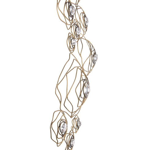 Varaluz Ethereal Rose Wall Art in Havana Gold Ombre Model: 500WA14HGOB