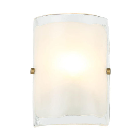 Varaluz Fairchild 1 Light Sconce Blac Polished Model: 385W01BNS