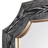 Varaluz Farra 28x54 Wall Mirror Cerused Blac Weathered Brass in Cerused Black/Weathered Brass Finish Model: 449MI28A