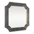 Varaluz Farra 36x36 Wall Mirror Cerused Blac Weathered Brass in Cerused Black/Weathered Brass Finish Model: 449MI36A