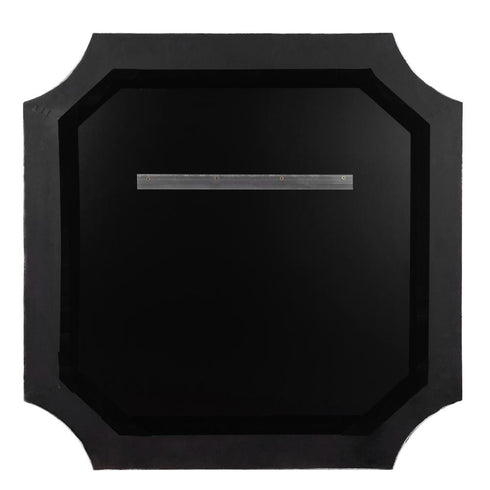 Varaluz Farra 36x36 Wall Mirror Cerused Blac Weathered Brass in Cerused Black/Weathered Brass Finish Model: 449MI36A