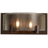 Varaluz Firefly 2 Light Bath Fixture in Warm Bronze Finish Model: 611200