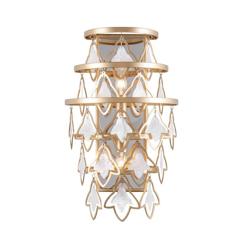 Varaluz Fleur 2 Light Sconce French Gold Model: 386W02FG