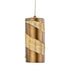 Varaluz Flow 1 Light Cylinder Mini Pendant Baguett Model: 240M01BTR