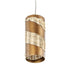 Varaluz Flow 1 Light Cylinder Mini Pendant Baguett Model: 240M01BTR