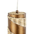 Varaluz Flow 1 Light Cylinder Mini Pendant Baguett Model: 240M01BTR