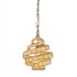 Varaluz Flow 1 Light Twist Pendant Baguett Natural Model: 240P01BTR