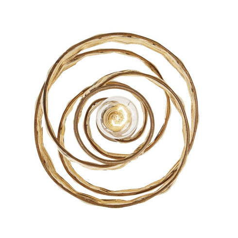 Varaluz Flow 1 Light Twist Pendant Baguett Natural Model: 240P01BTR