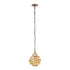 Varaluz Flow 1 Light Twist Pendant Baguett Natural Model: 240P01BTR