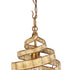 Varaluz Flow 1 Light Twist Pendant Baguett Natural Model: 240P01BTR