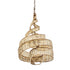 Varaluz Flow 3 Light Twist Pendant Baguett Natural Model: 240P03BTR