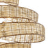 Varaluz Flow 6 Light Large Twist Pendant Baguett Model: 240P06LBTR