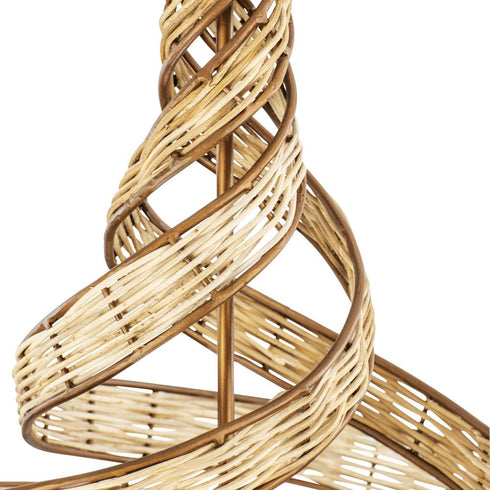 Varaluz Flow 6 Light Twist Pendant Baguett Natural Model: 240P06BTR