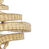 Varaluz Flow 8 Light Twist Pendant Baguett Natural Model: 240P08BTR