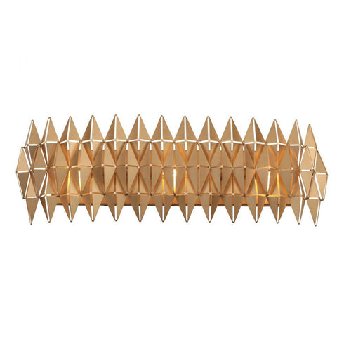 Varaluz Forever 3 Light Bat Wall French Gold Model: 342B03FG