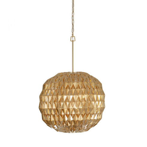 Varaluz Forever 6 Light Orb Pendant French Gold Model: 342P06FG