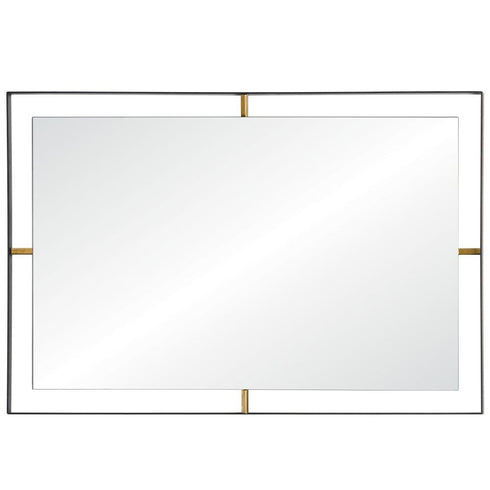 Varaluz Framed 20x30 Rectanglular Wall Mirror Black Model: 610030