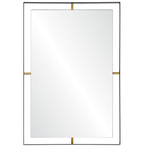 Varaluz Framed 20x30 Rectanglular Wall Mirror Black Model: 610030