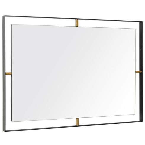 Varaluz Framed 20x30 Rectanglular Wall Mirror Black Model: 610030