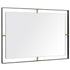 Varaluz Framed 20x30 Rectanglular Wall Mirror Black Model: 610030