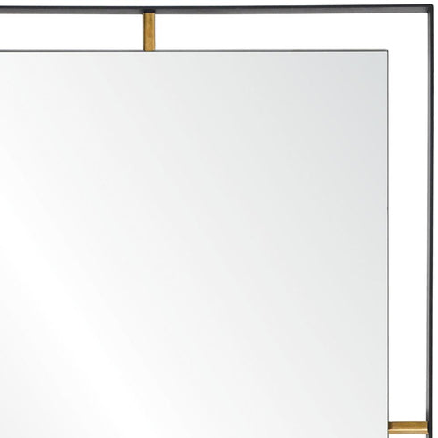 Varaluz Framed 20x30 Rectanglular Wall Mirror Black Model: 610030