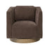 Varaluz Fullerton Accent Chair Harvest Oa Chocolate in Harvest Oak/Chocolate Finish Model: 509CH30B