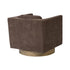 Varaluz Fullerton Accent Chair Harvest Oa Chocolate in Harvest Oak/Chocolate Finish Model: 509CH30B