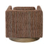 Varaluz Fullerton Accent Chair Harvest Oa Geo in Harvest Oak/Geo Finish Model: 509CH30A